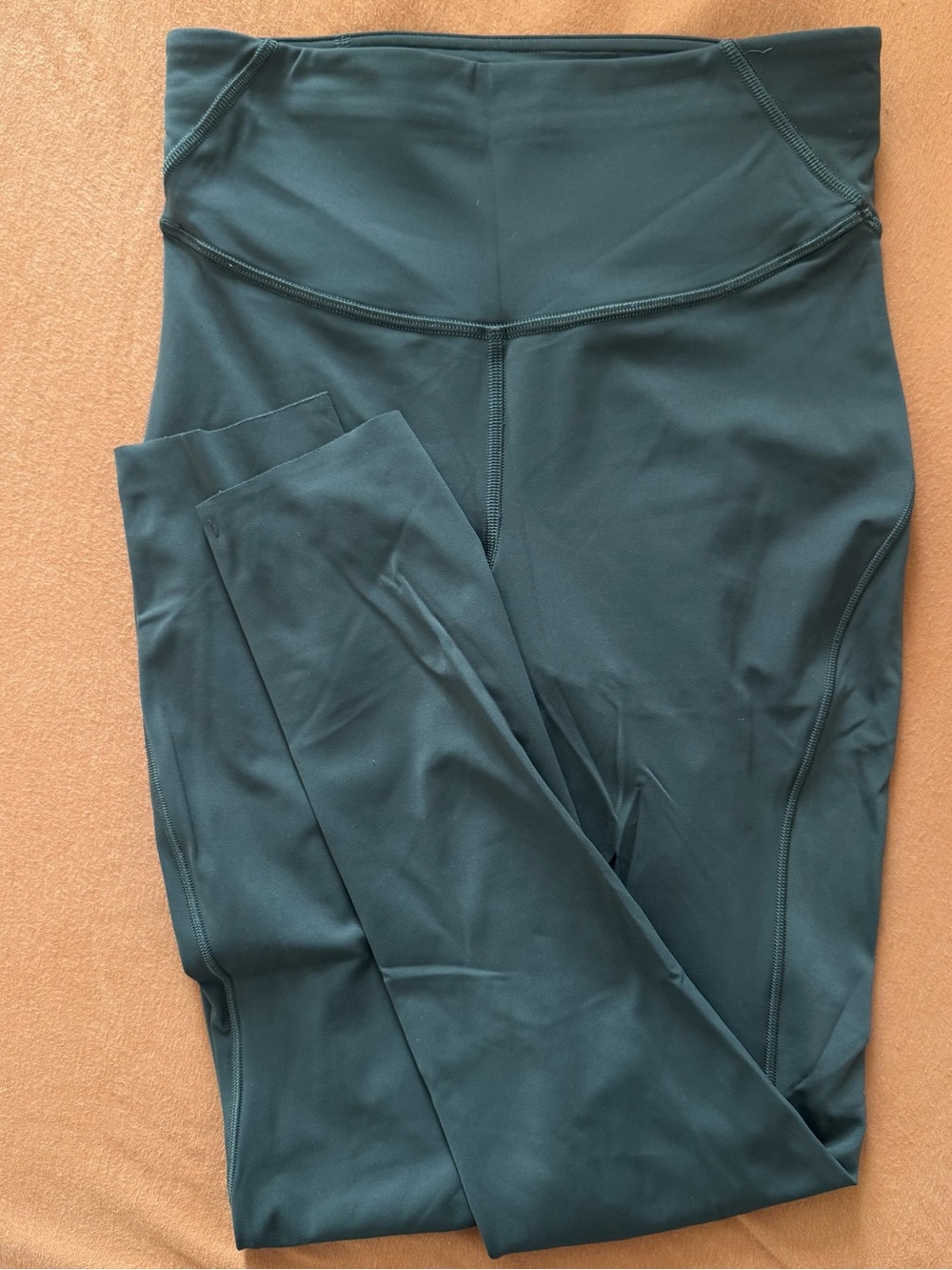 Lululemon Fast and Free 25in Olive Green Leggings